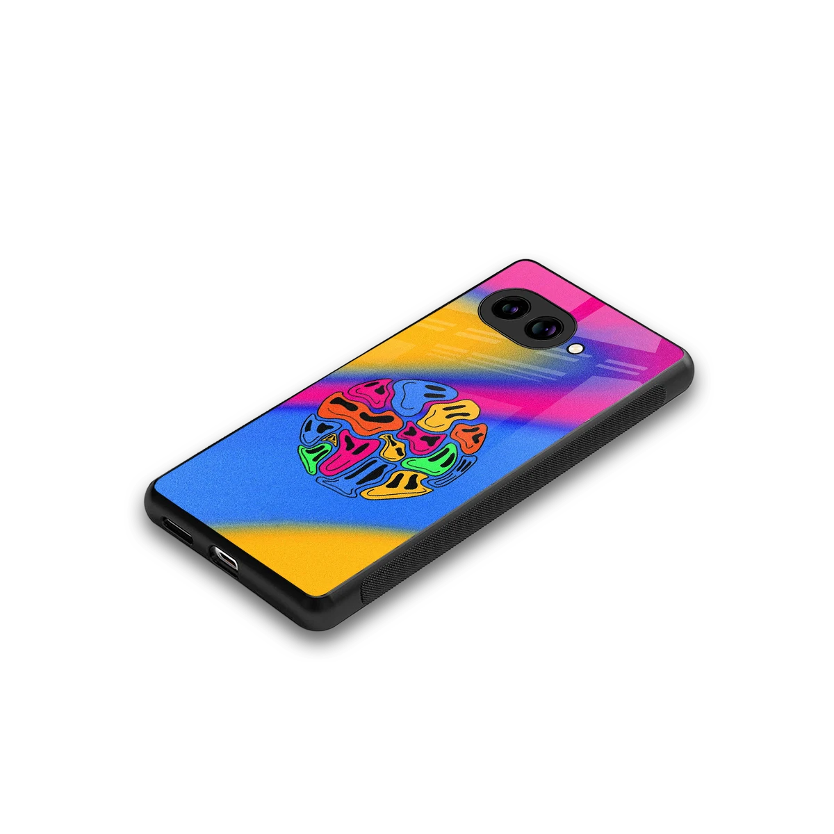 Melted Joy stylish phone case for google pixel 10a | glossy glass and slim fit