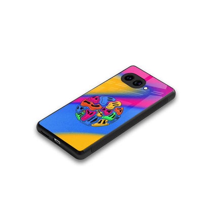 Melted Joy stylish phone case for google pixel 10a | glossy glass and slim fit