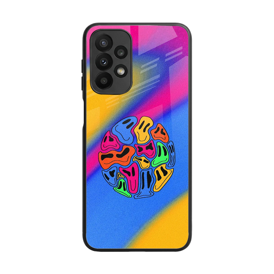 Melted Joy back phone cover | glass case for samsung galaxy a23