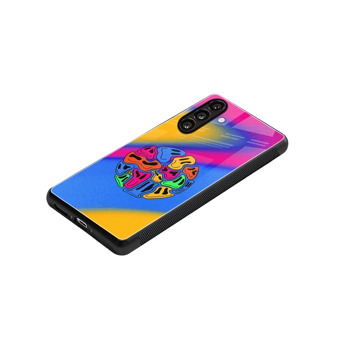 Melted Joy stylish phone case for samsung galaxy a37 5g | glossy glass and slim fit