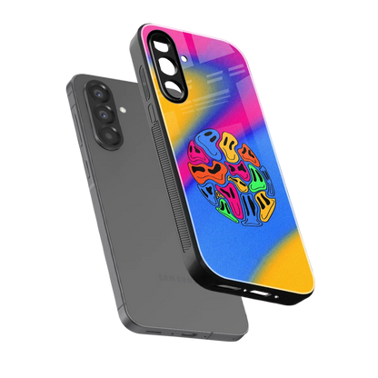 Melted Joy sleek samsung galaxy a37 5g cover with tempered glass back and TPU edges