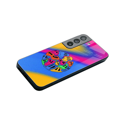 Melted Joy stylish phone case for samsung galaxy s22 | glossy glass and slim fit