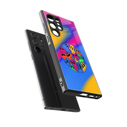 Melted Joy sleek samsung galaxy s23 ultra cover with tempered glass back and TPU edges