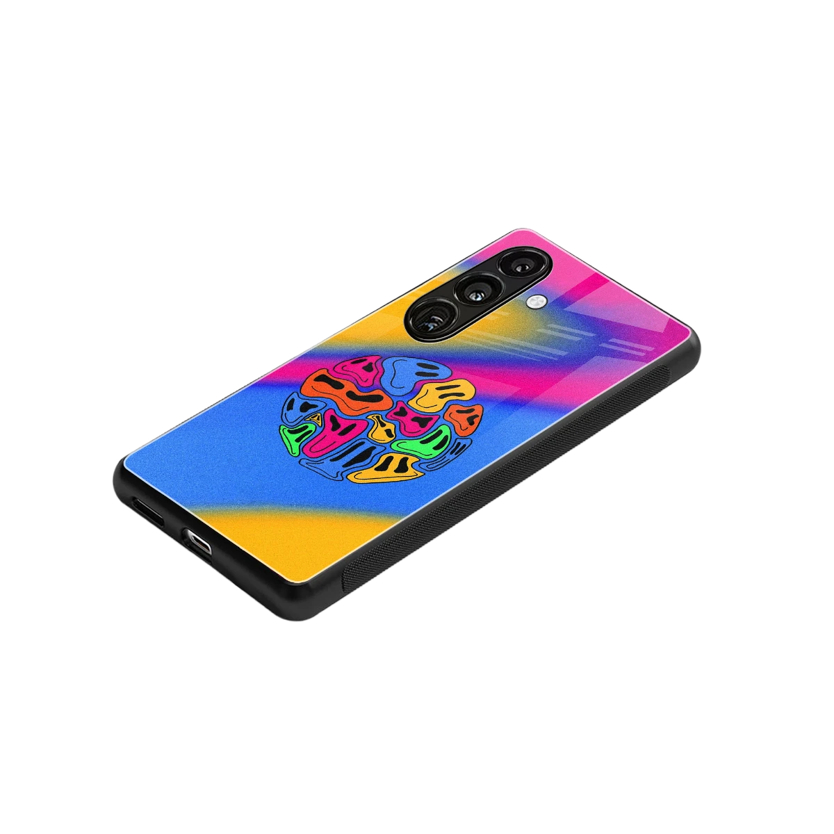 Melted Joy stylish phone case for samsung galaxy s24 | glossy glass and slim fit
