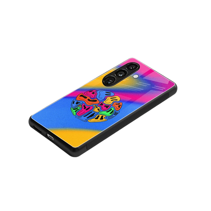 Melted Joy stylish phone case for samsung galaxy s23 fe | glossy glass and slim fit