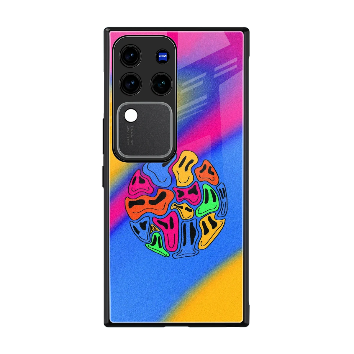 Melted Joy back phone cover | glass case forvivo v30 pro
