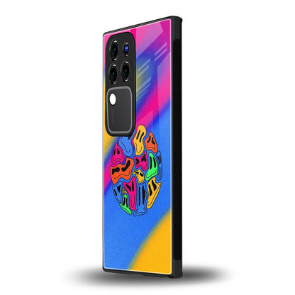 Melted Joyvivo v30 pro mobile cover | shockproof glass phone case