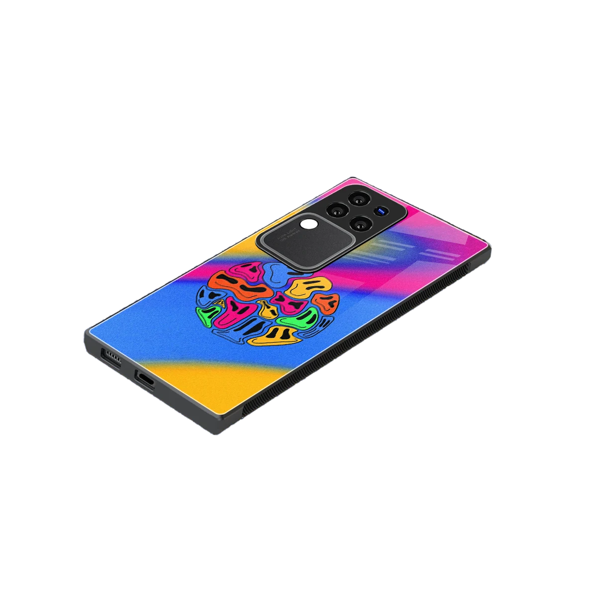 Melted Joy stylish phone case forvivo v30 pro | glossy glass and slim fit