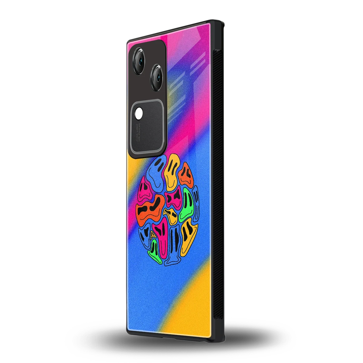 Melted Joy vivo v30 mobile cover | shockproof glass phone case