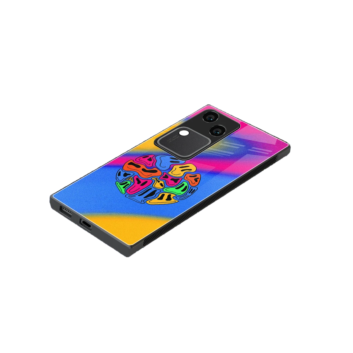 Melted Joy stylish phone case for vivo v30 | glossy glass and slim fit