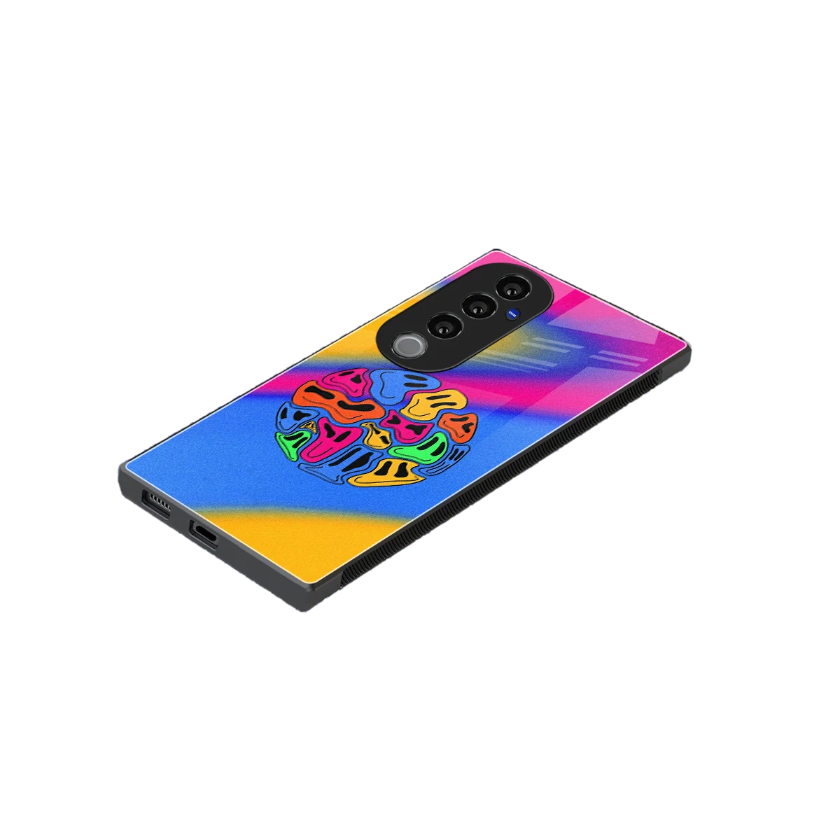Melted Joy stylish phone case for vivo v40 pro | glossy glass and slim fit