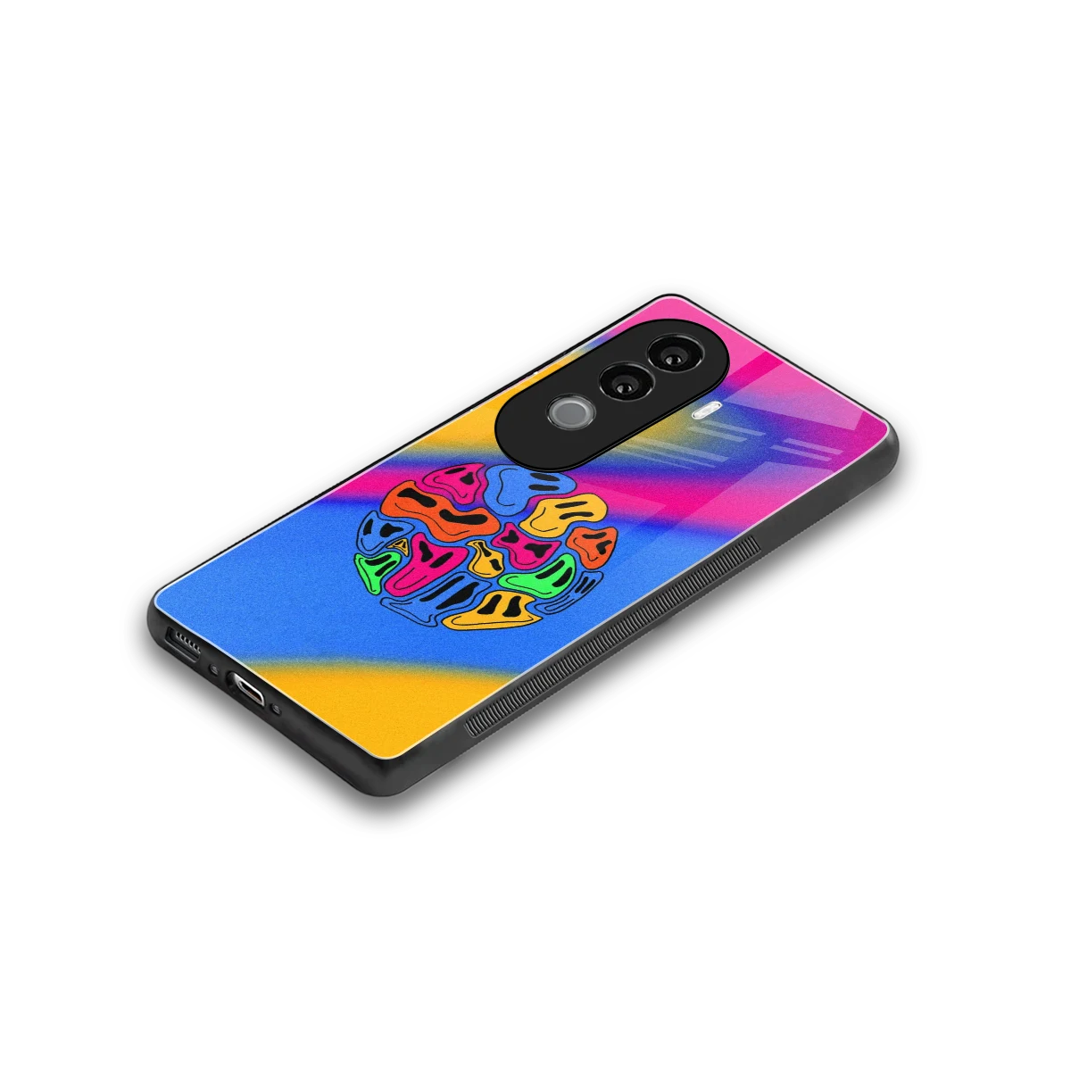 Melted Joy stylish phone case for vivo v40e | glossy glass and slim fit