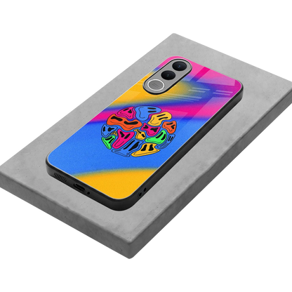 Melted Joy stylish phone case for vivo v70 fe | glossy glass and slim fit
