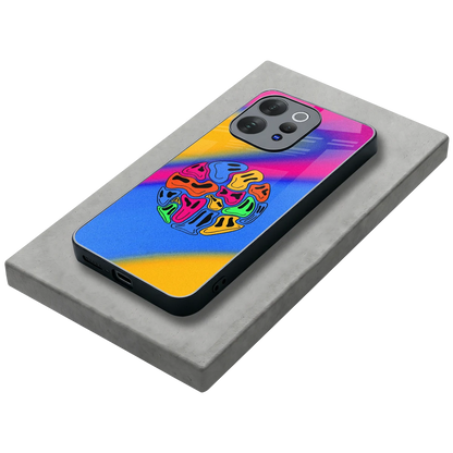 Melted Joy stylish phone case for vivo v70 elite | glossy glass and slim fit
