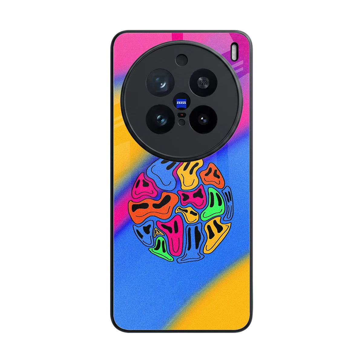 Melted Joy back phone cover | glass case for vivo x200 pro