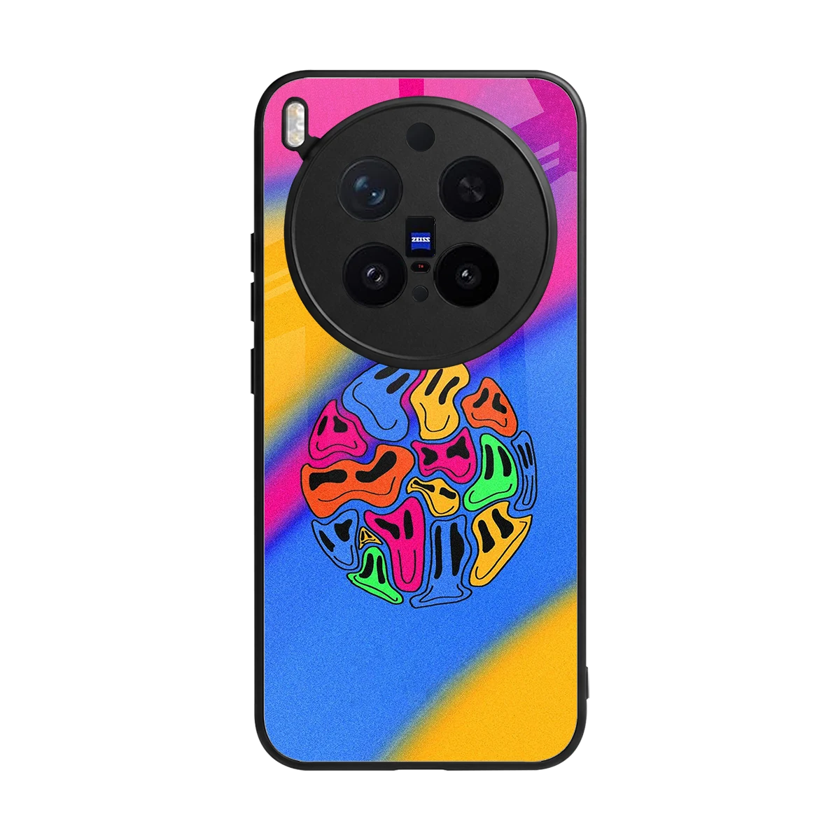 Melted Joy back phone cover | glass case for vivo x300 pro