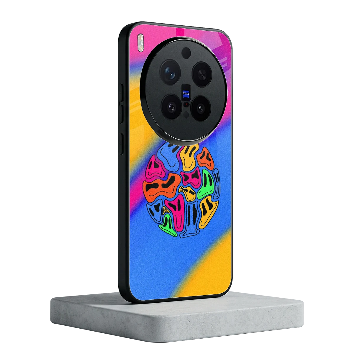 Melted Joy vivo x300 pro mobile cover | shockproof glass phone case