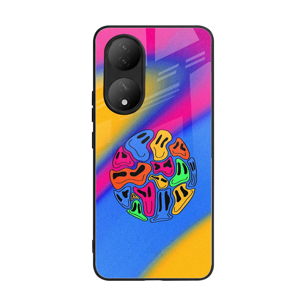 Melted Joy back phone cover | glass case for Vivo-y100