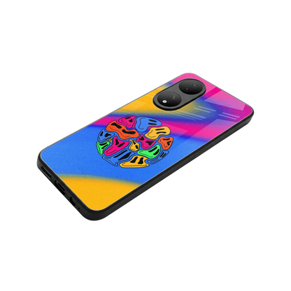Melted Joy stylish phone case for Vivo-y100 | glossy glass and slim fit