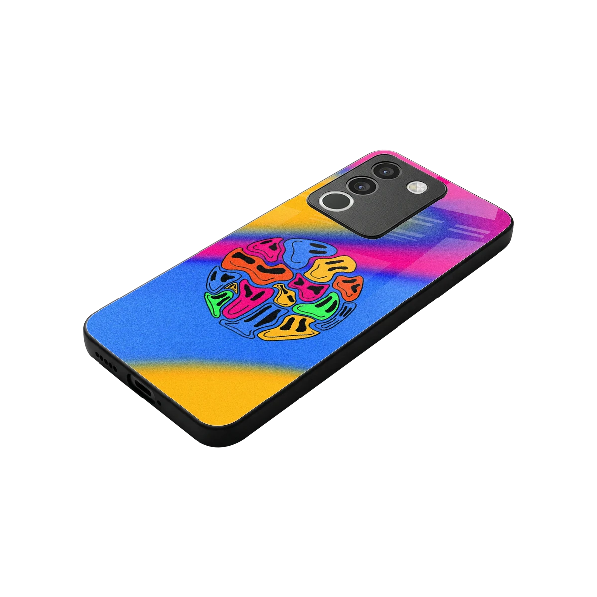 Melted Joy stylish phone case for vivo y200 5g | glossy glass and slim fit