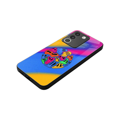 Melted Joy stylish phone case for vivo y200 5g | glossy glass and slim fit