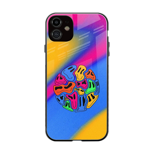 Melted Joy back phone cover | glass case for iphone 12
