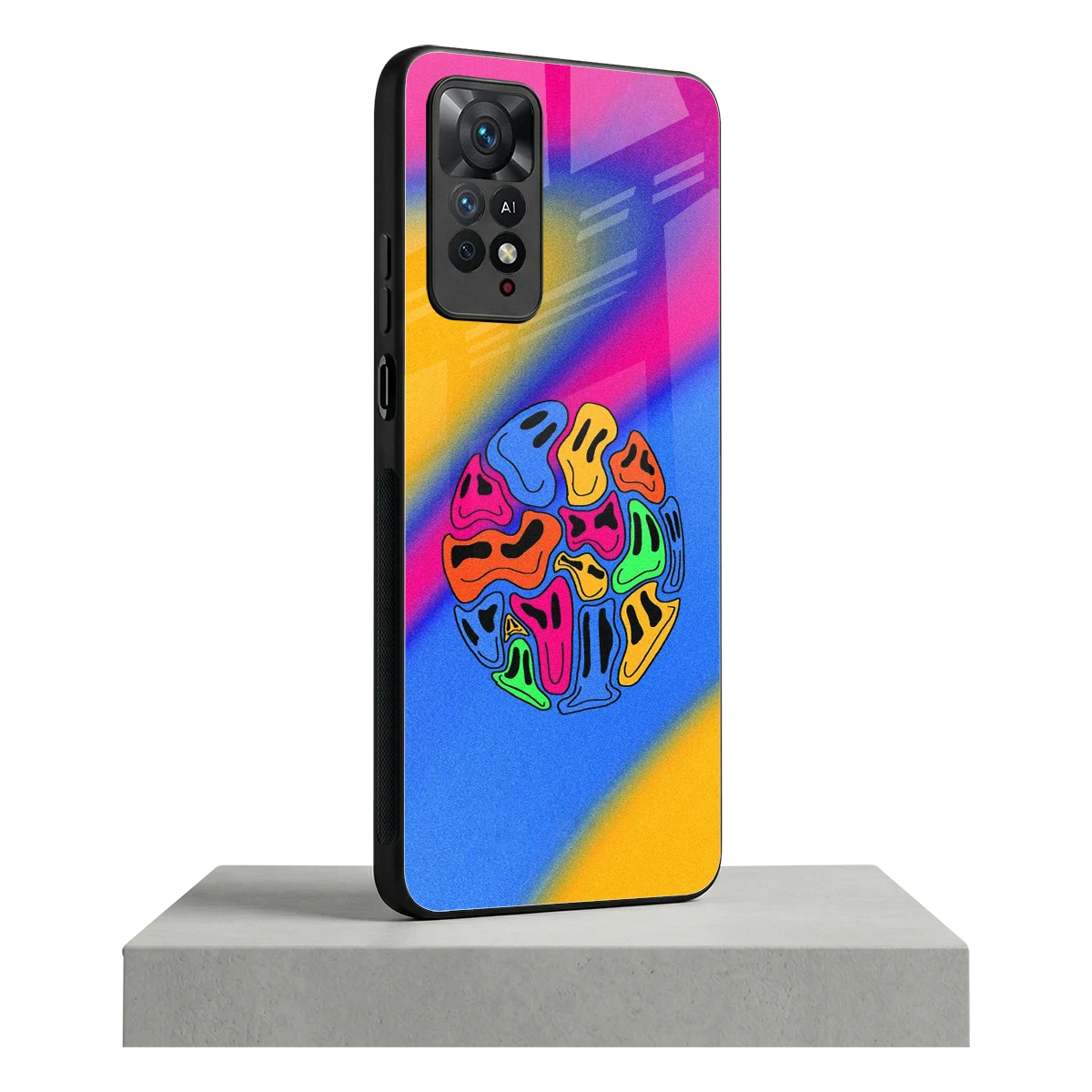 Melted Joy redmi note 11 pro mobile cover | shockproof glass phone case