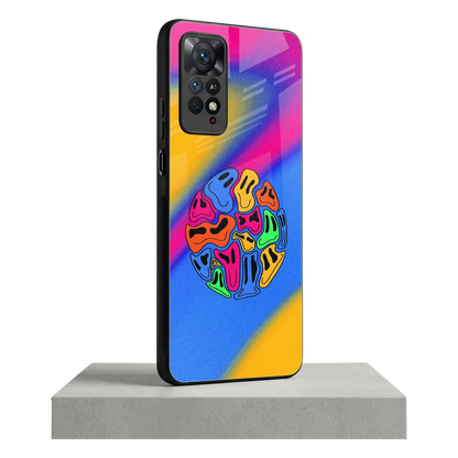 Melted Joy redmi note 11 pro mobile cover | shockproof glass phone case