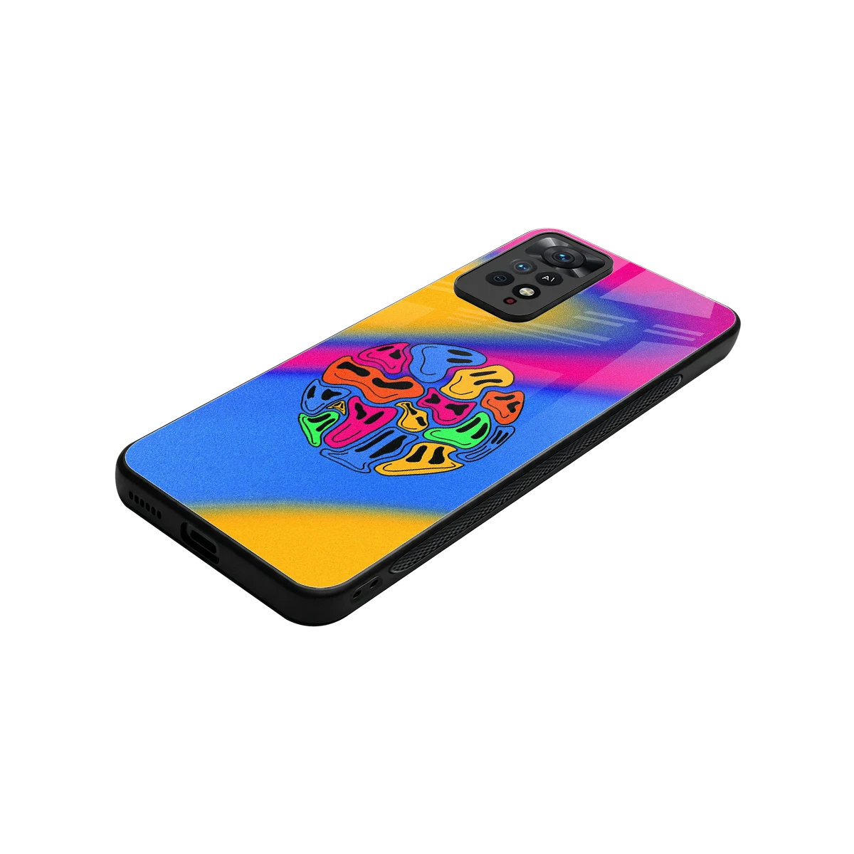 Melted Joy stylish phone case for redmi note 11 pro | glossy glass and slim fit