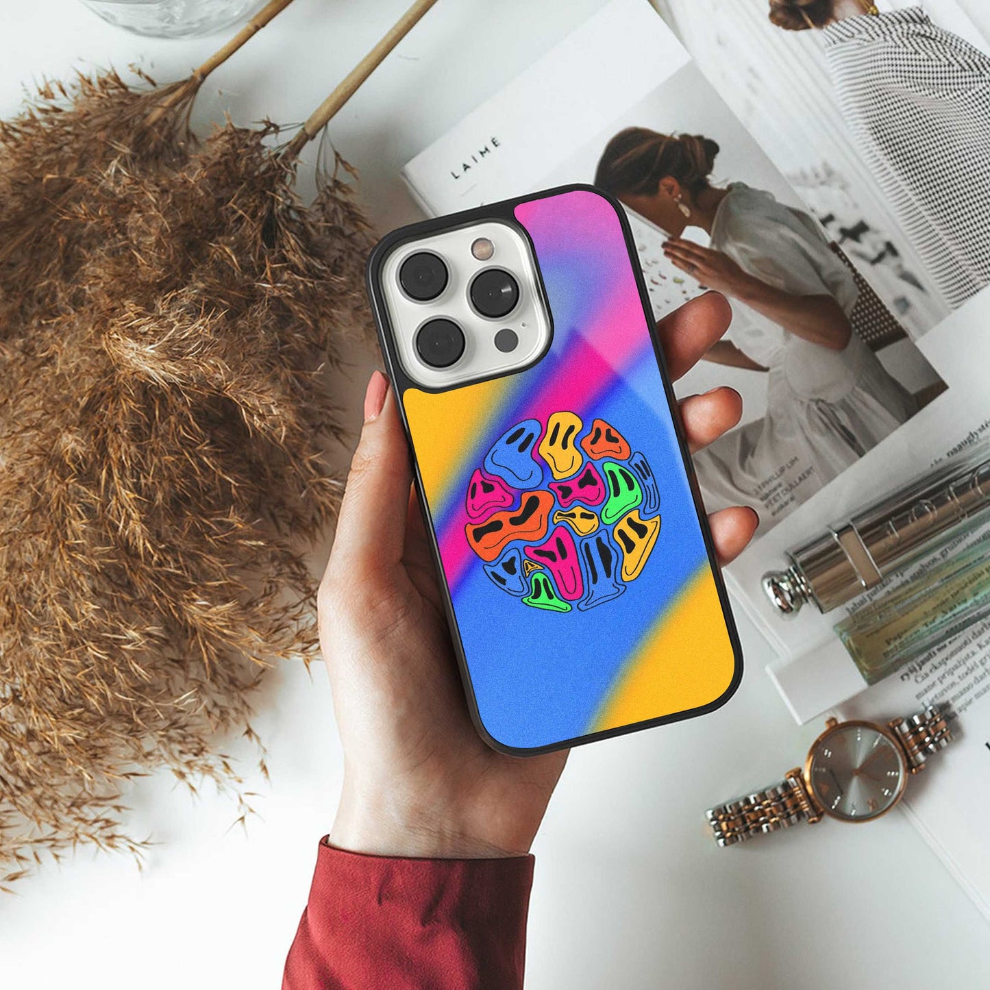 Melted Joy Phone Case for Iphone 16 | Glass Case