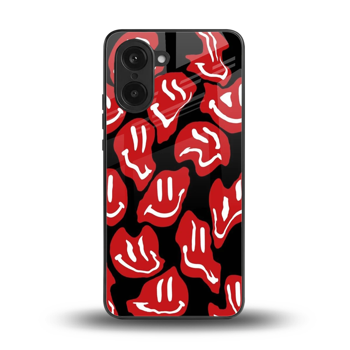 Melting Smiley back phone cover | glass case for oneplus nord ce5 5g