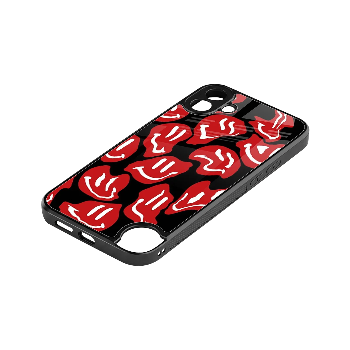 Melting Smiley stylish phone case for cmf nothing phone 1 | glossy glass and slim fit
