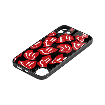 Melting Smiley stylish phone case for cmf nothing phone 1 | glossy glass and slim fit