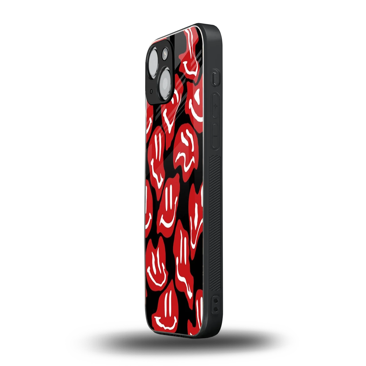 Melting Smiley iphone 12 mini mobile cover | shockproof glass phone case