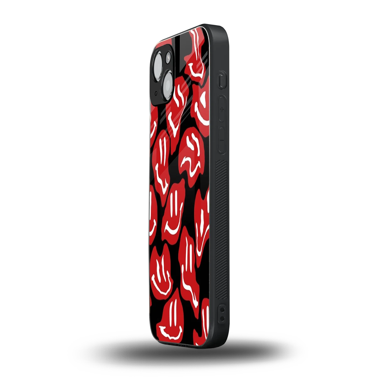 Melting Smiley iphone 13 mobile cover | shockproof glass phone case