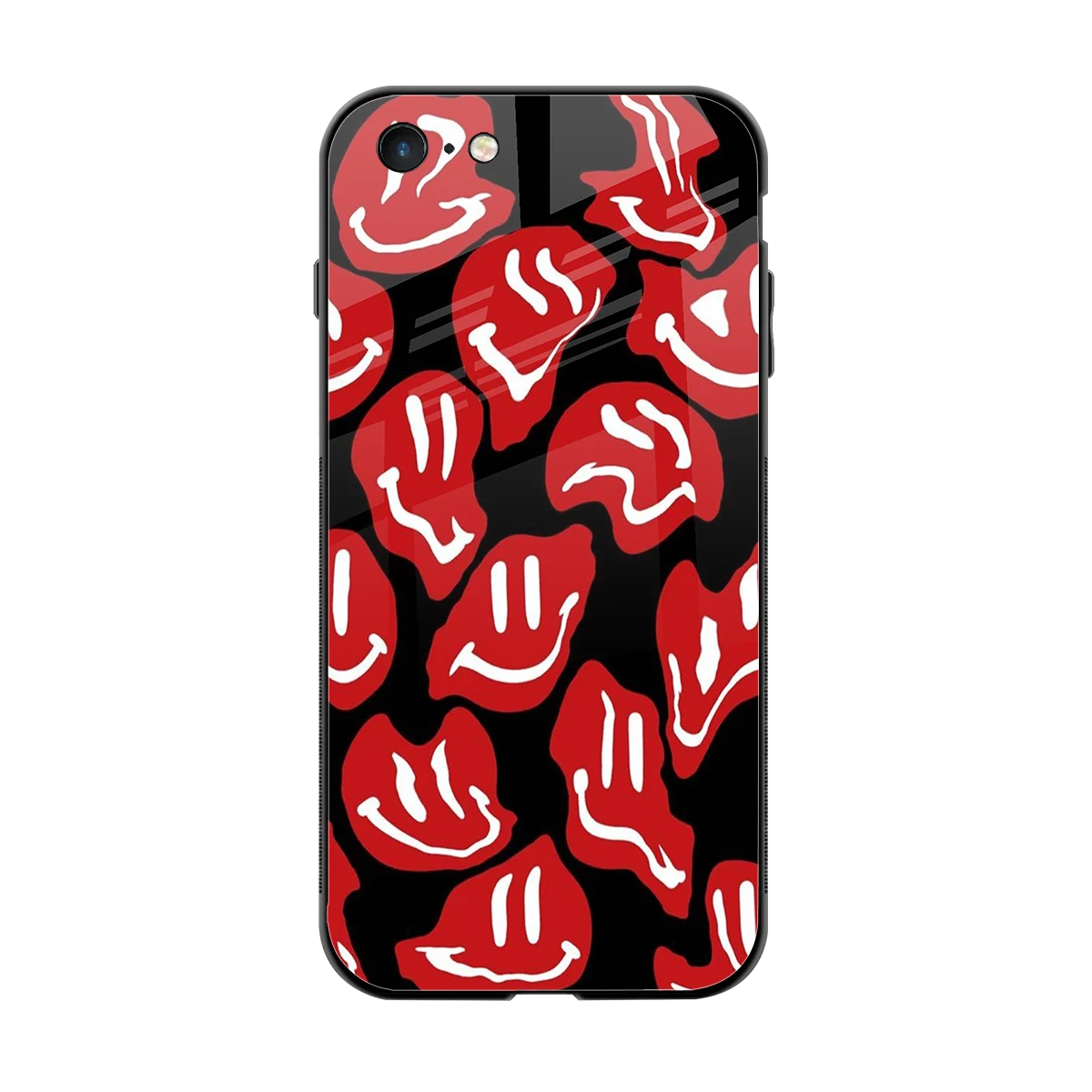 Melting Smiley back phone cover | glass case for iphone 6s