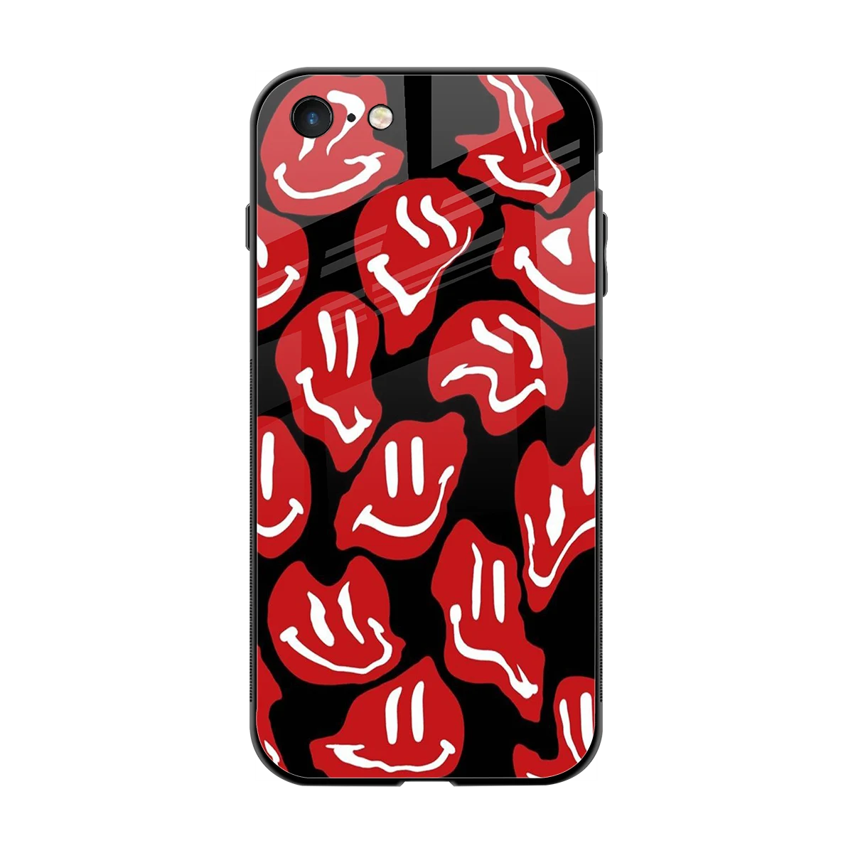 Melting Smiley back phone cover | glass case for iphone 7