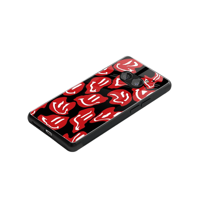 Melting Smiley stylish phone case for nothing phone 2a plus | glossy glass and slim fit