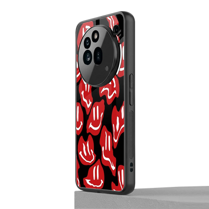 Melting Smiley nothing phone 3a pro mobile cover | shockproof glass phone case