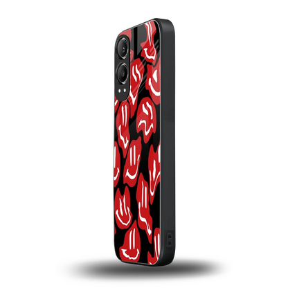 Melting Smiley oneplus nord ce 4 lite mobile cover | shockproof glass phone case