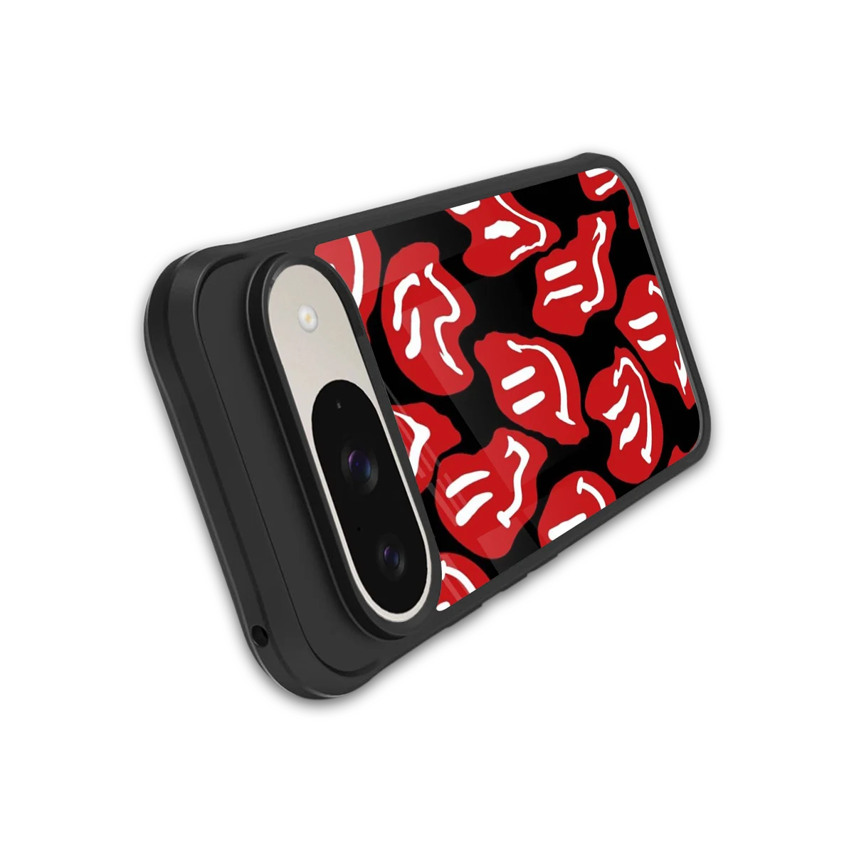 Melting Smiley stylish phone case for google pixel 9 | glossy glass and slim fit