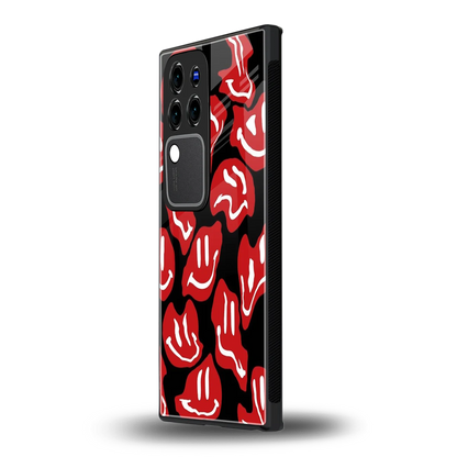 Melting Smileyvivo v30 pro mobile cover | shockproof glass phone case