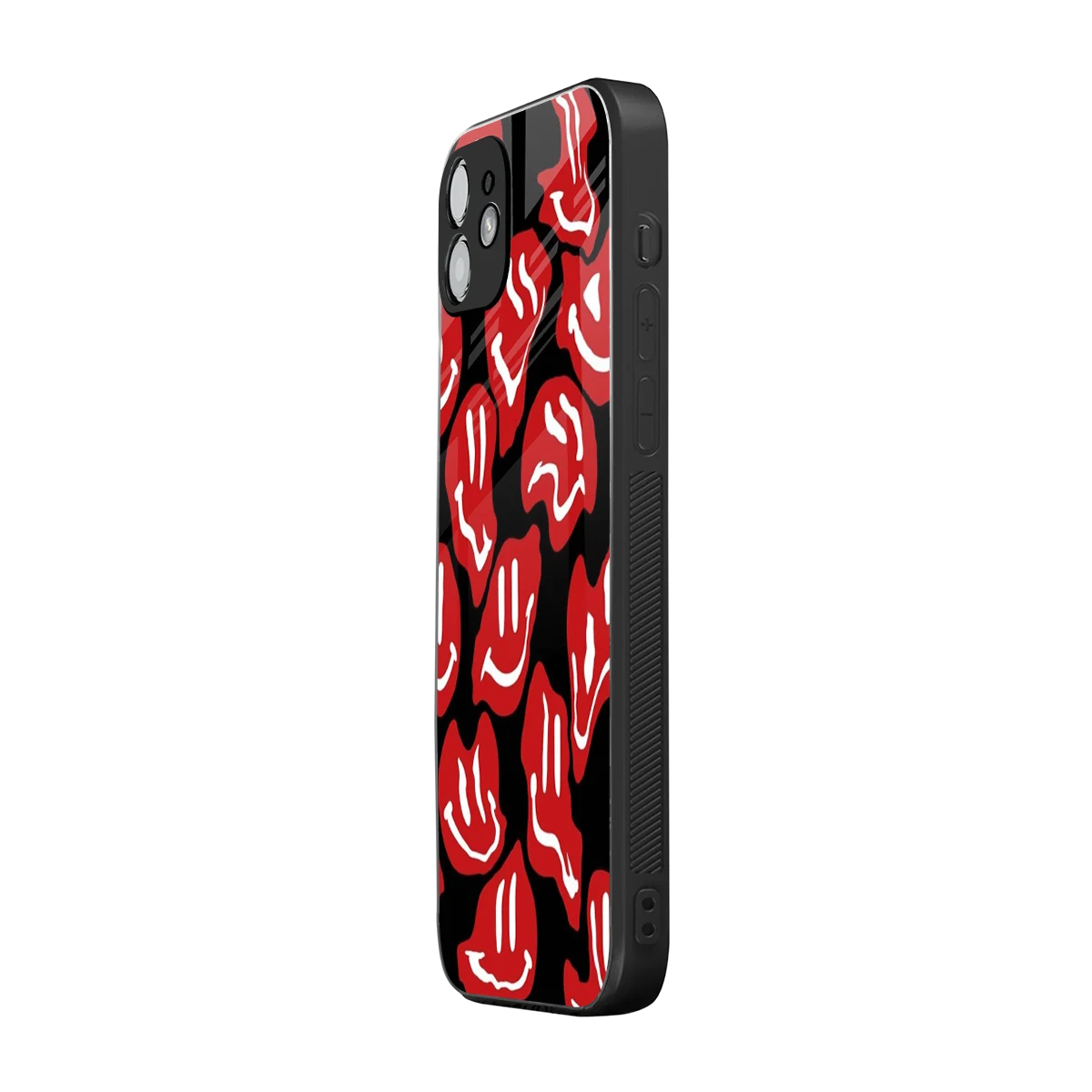 Melting Smiley iphone 12 mobile cover | shockproof glass phone case