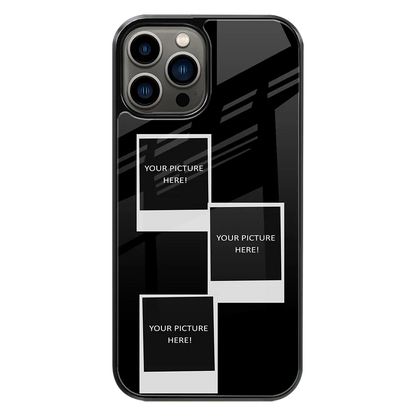 Polaroid Personalised Glass Phone Case