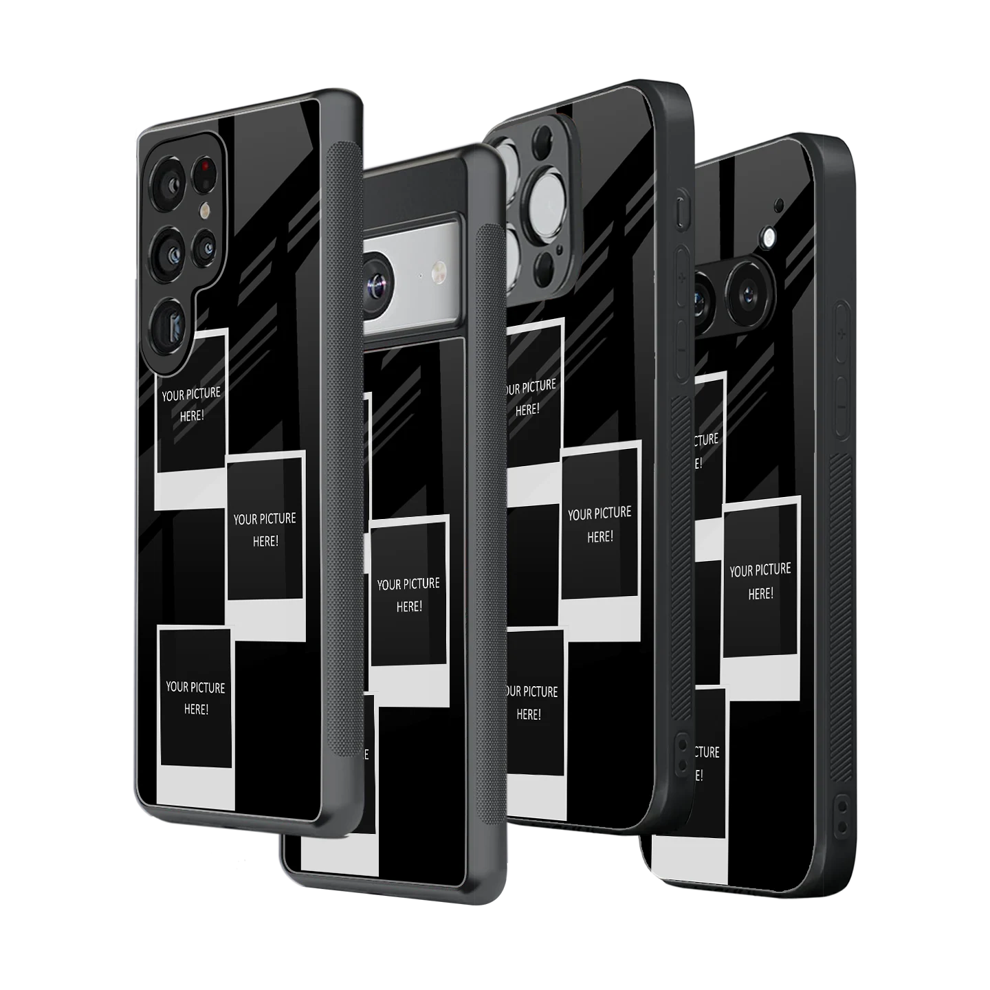 Polaroid Personalised Glass Phone Case