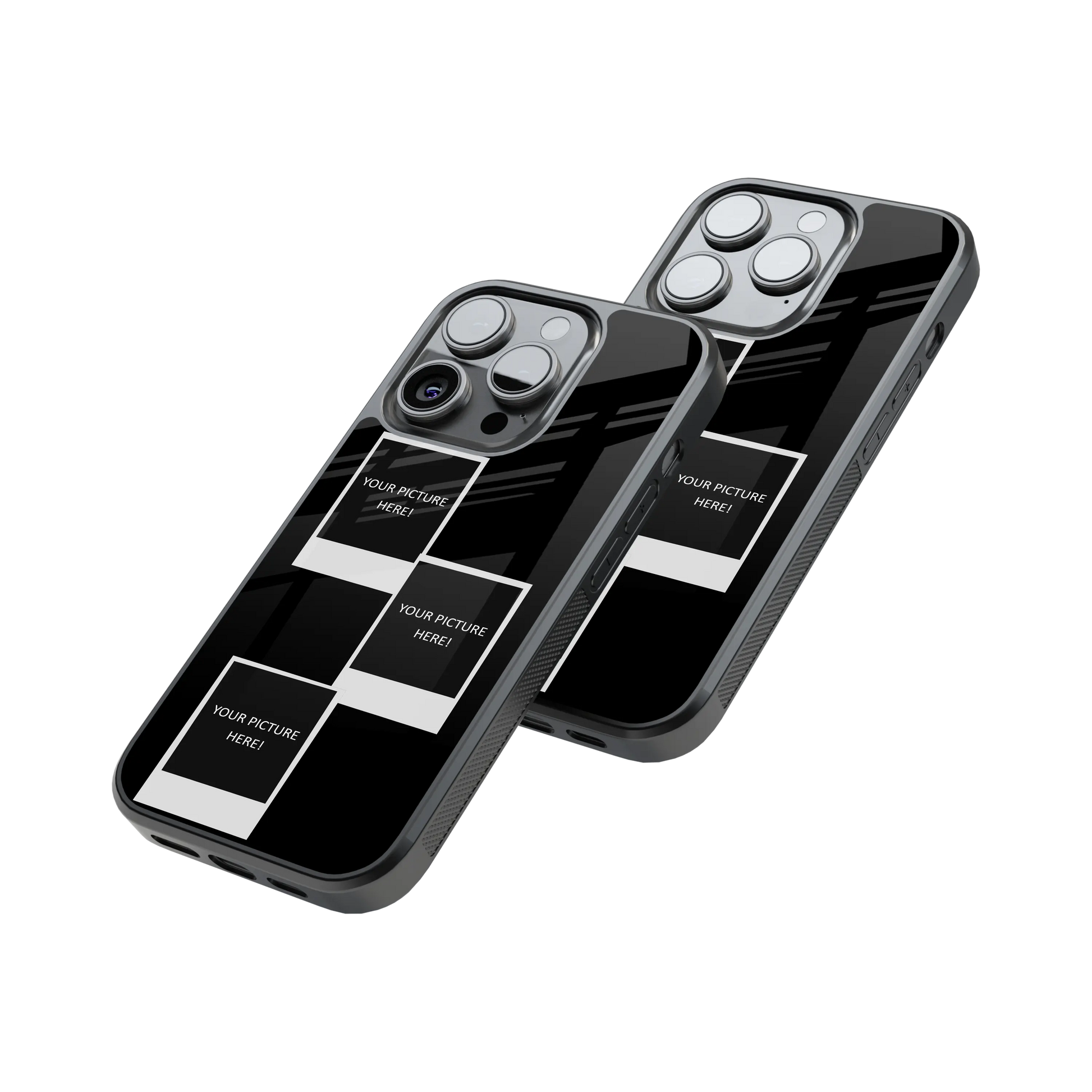 Polaroid Personalised Glass Phone Case