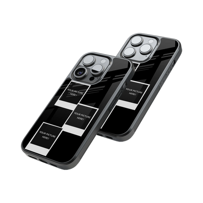 Polaroid Personalised Glass Phone Case