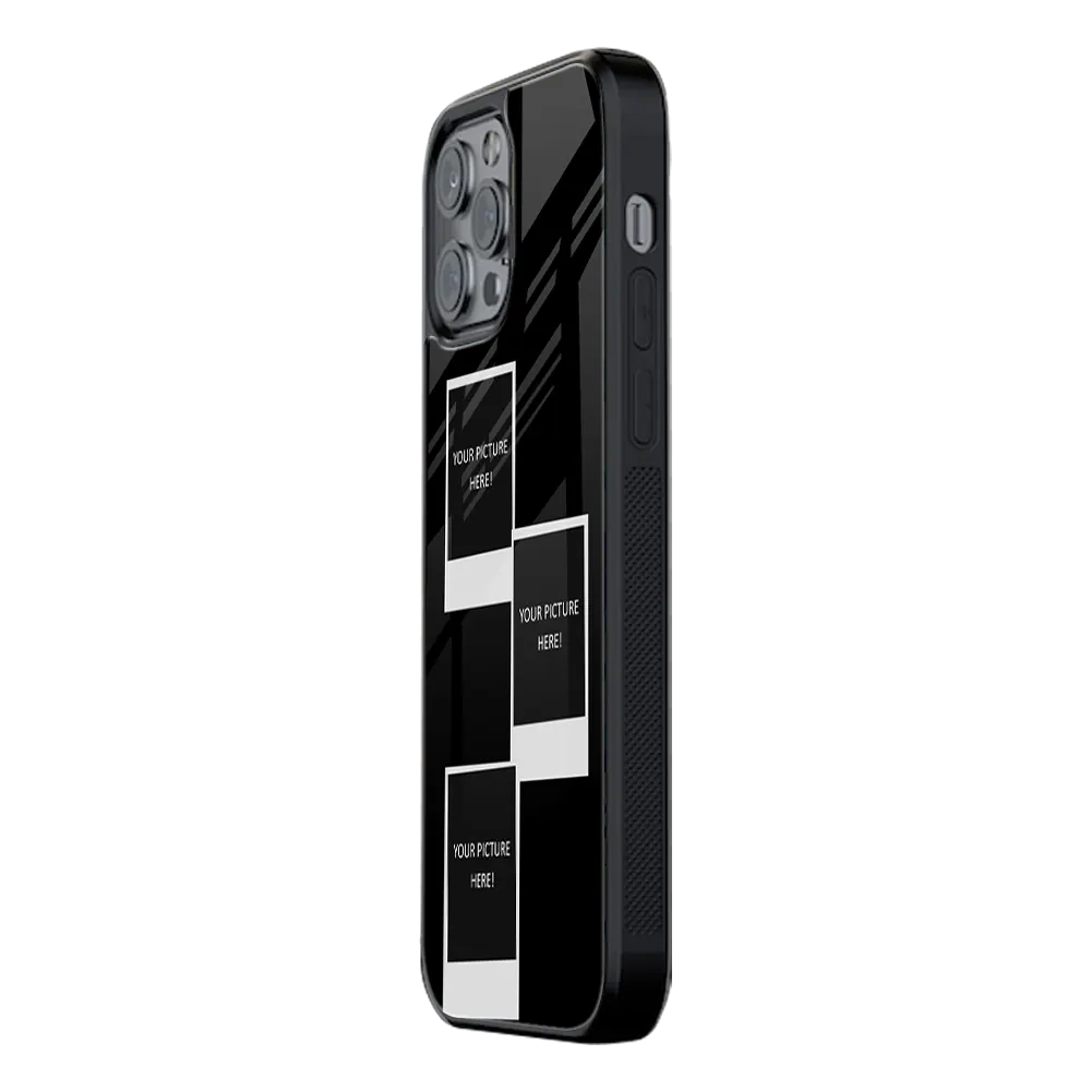 Polaroid Personalised Glass Phone Case