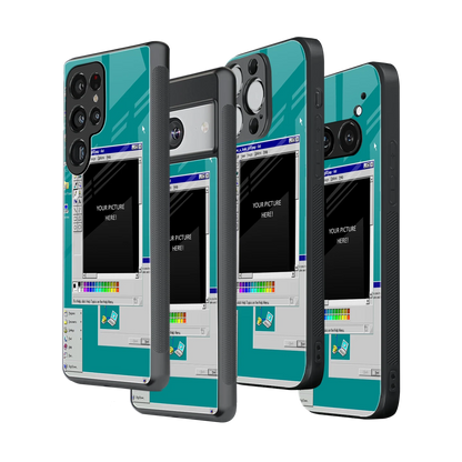 Polaroid Personalised Glass Phone Case