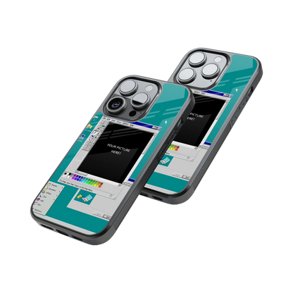 Polaroid Personalised Glass Phone Case